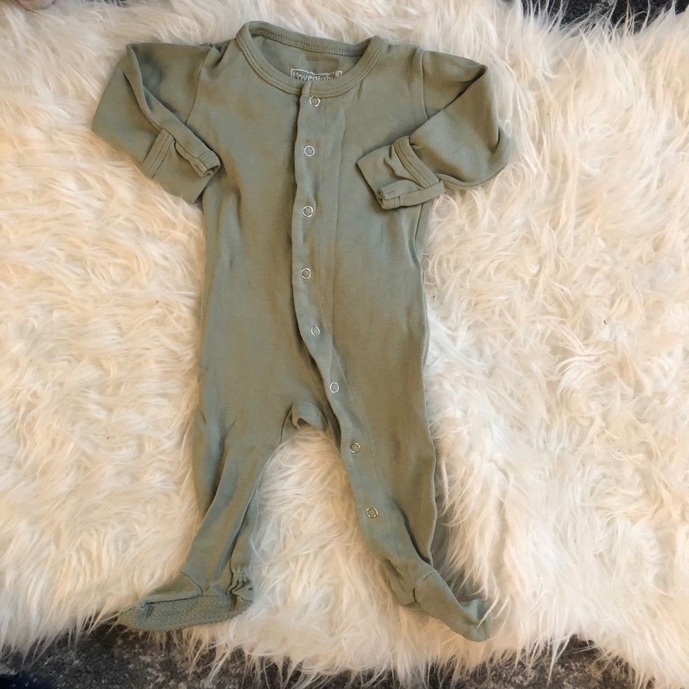 L’oved Baby Sage Footed Onepiece